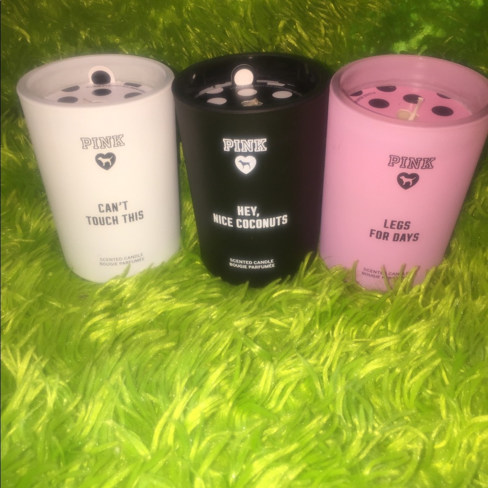 Pink Victoria’s Secret Candles